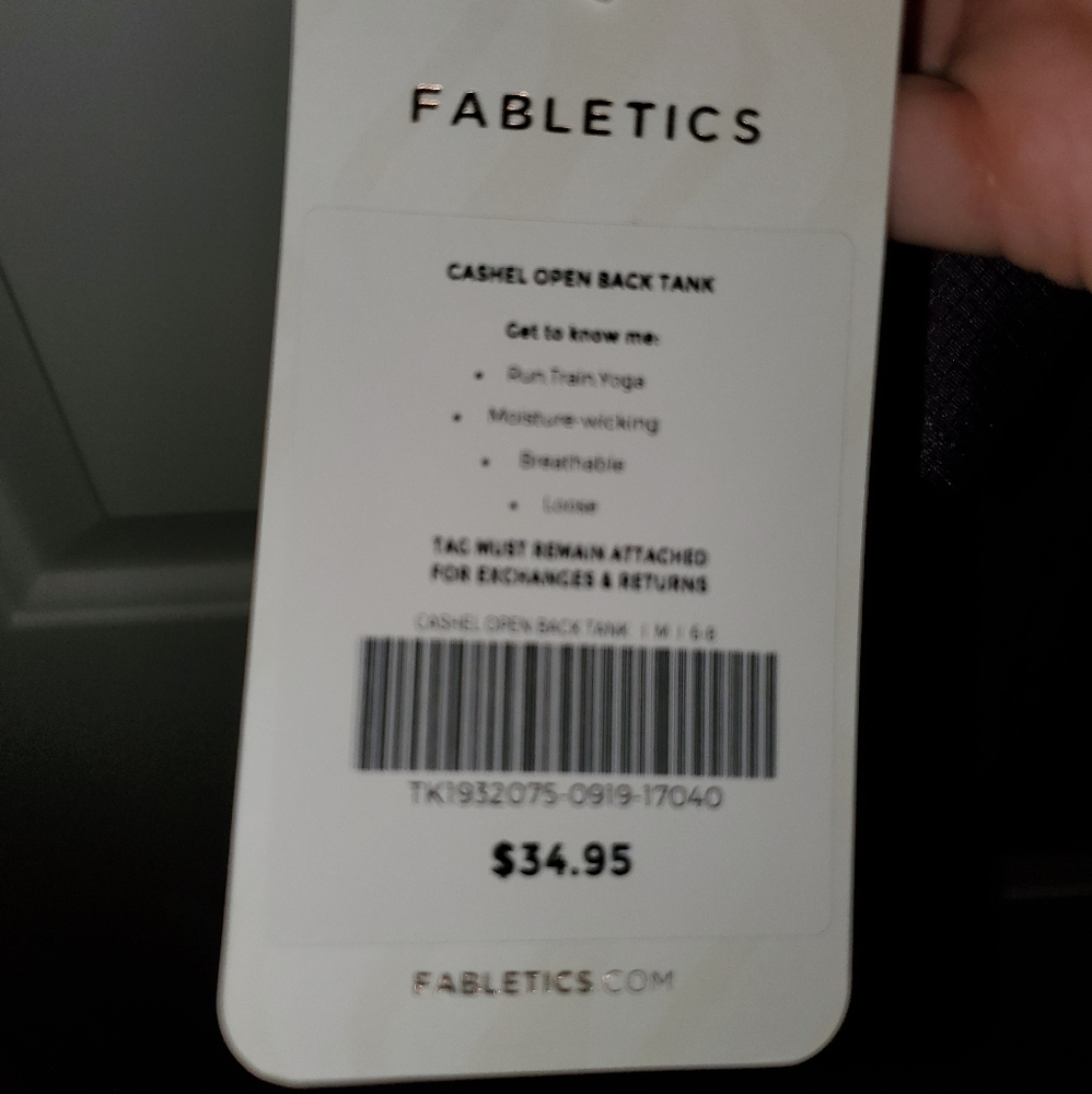 Fabletics Open Back Tank Top - Picture 3 of 3